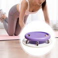 thumbnail image 3 of Almencla Disque Abdominal Roue Entraîneur Rouleau Disques Coulissants pour Gym Violet, 3 of 5