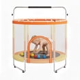 thumbnail image 2 of Trampolín Infantil de 55 Pulgadas – Certificado – Mini Trampolín con Red de Seguridad – 181 kg – Ajustable – Interior y Exterior, 2 of 8