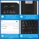 thumbnail image 3 of 10 Inch Keyboard Mouse Bluetooth-compatible for Pad Laptop Tablet (Black) Sywqhk Para estrenar, 3 of 4