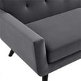 thumbnail image 3 of Modway Engage Modern Tufted Back Performance Velvet Loveseat in Gray, 3 of 9