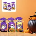 thumbnail image 2 of 50 Pcs Halloween Goodie Bags - Happy Halloween Treat Bags, Halloween Drawstring Gift Candy Cookies Party Favor Bags for Kids Trick or Treat Halloween Party Favors Supplies, 2 of 6