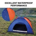 thumbnail image 3 of Outdoor Waterproof Tent for Camping Backpacking with Door and Window (Blue Orange),, 3 of 5