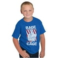 thumbnail image 5 of Street Fighter Vega Rage Cage USA Boys Kids T Shirt Tees Tops Teen Brisco Brands M, 5 of 6