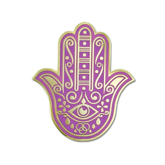 PinMart's Hamsa Hand of Fatima Evil Eye Enamel Lapel Pin