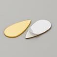 thumbnail image 2 of Adhesive Acrylic Cabochons Sheets Mirror Mosaic Pieces Mosaic Tiles for Arts DIY Crafts Teardrop 24.5x11.5x1mm, 2 of 2