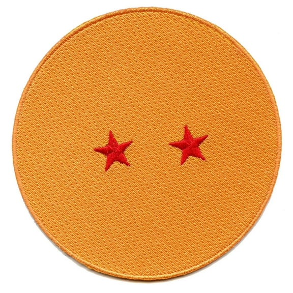 Dragon Ball Z Orange 2 Stars Anime Patch GE-44122