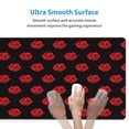 thumbnail image 4 of Xecao Red Beautiful Lips for Waterproof Mouse Pad - Extended Contour Mouse Mat, Large Gaming Mousepad Laptop Keyboard Mat with Non-Slip Rubber Base, 4 of 8