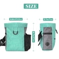 thumbnail image 2 of Dog Treat Pouch for Training Portable Bait Bag Dog Treat Reward Carrier Hand-Free with Poop Bag Dispenser Waist Belt - Green, 2 of 7
