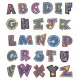 thumbnail image 2 of s Planchar En \ / Coser En Ropa De De Alfabeto Retro Childre Sunnimix Parches de parches de letras Hierro encendido, 2 of 7