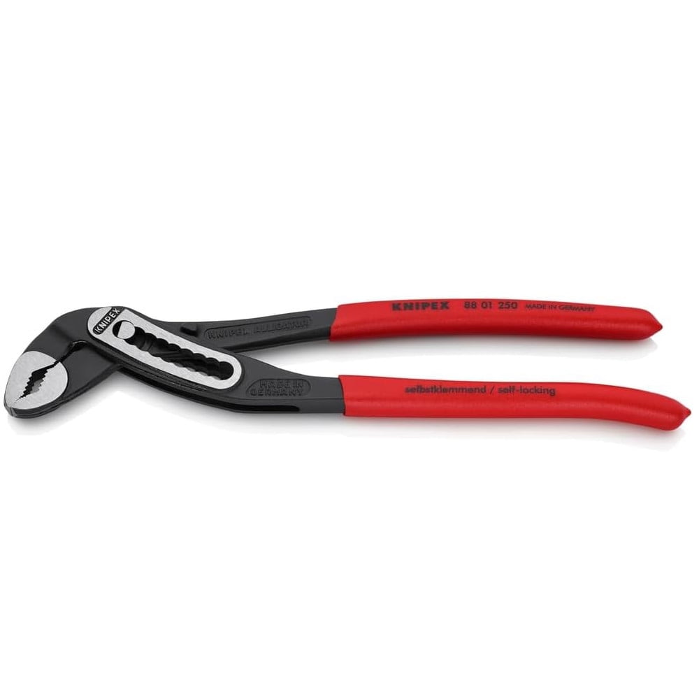 KNIPEX 8801250 Alligator Water Pump Pliers 250 mm Non-Slip Atramentized