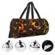 thumbnail image 3 of Balery Orange Lightning Bolsa de Gimnasio para Mujeres y Hombres, Bolsa de Viaje Impermeable, Bolsa de Fin de Semana con Compartimento para Zapatos y Bolsillo Húmedo, 3 of 6