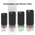 thumbnail image 4 of X-level iPhone 13 Pro Max Case Ultra-Thin Slim Fit [Guardian Series] Phone Cases Soft Flexible TPU Matte Finish Coating Light Protective Back Cover for iPhone 13 Pro Max - Black, 4 of 7