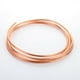 thumbnail image 1 of Tubo de cobre Tubo redondo suave Tubo de cobre 2M OD 2mm x ID 1mm para fontanería de refrigeración, 1 of 5