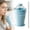 Bule, variant on Collapsible Silicone Ice Ball Maker Cup 2-in-1 Ice Sphere Mold Travel Tumbler with Lid Straw Leakproof Reusable for Iced Coffee Juice Whiskey,Bule