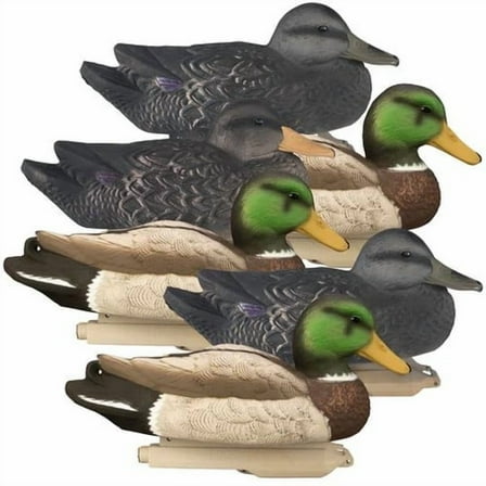 Higdon Standard Size Powers' Pack Duck Decoys, 6 Pieces