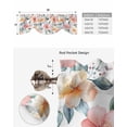 thumbnail image 5 of Tie Up Valance Curtain for Kitchen,Watercolor Spring Pink Flower Rod Pocket Short Curtains Adjustable Tie-Up Shade Valances,Blossom Floral Botanical Leaves Window Treatment for Bathroom Living Room, 5 of 8