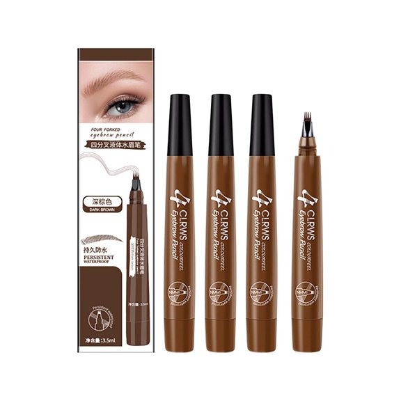 Microblading Eyebrow Pencil, 2026 Upgraded 3D Waterproof Eyebrow Pen, Fine Tip Long Lasting Brow Pen for Natural Brows, Eye Brow Pencils for Women