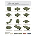 thumbnail image 4 of Classic Accessories Montlake FadeSafe Water-Resistant Patio Chair Cushion, 44 x 20 x 3 inch, Heather Fern, 4 of 13