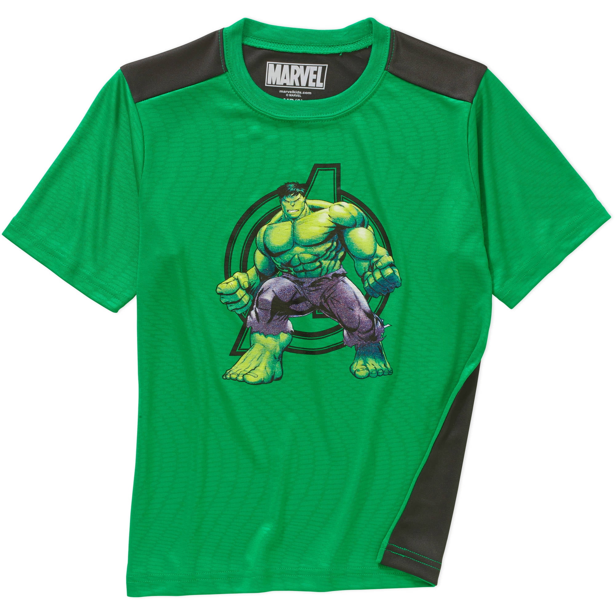 Marvel BDU Hulk Boys Poly Embossed Graphic Tee - Walmart.com