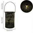 thumbnail image 3 of 1pc New Solar LED Lantern Light Hollow Tree Of Life Hanging Light Outdoor Garden Garden Path Lawn Terrace Hanging Waterproof Lights Landscape Lantern, 3 of 4