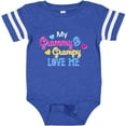thumbnail image 3 of Inktastic My Grammy and Grampy Love Me with Hearts Boys or Girls Baby Bodysuit, 3 of 5