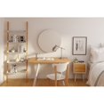 thumbnail image 3 of Table d'Appoint Universelle Abacus 2 Tiroirs Chêne Moderne et Blanc, 3 of 9