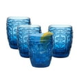 thumbnail image 3 of Fitz and Floyd Trestle 10 oz Indigo Double Old Fashion Glass (Set of 4), 3 of 5