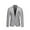 Gray, variant on ZVNAΖH Men' Slim Fit One Button Suit Blazer Jacket Casual Party Sport Coat