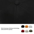 thumbnail image 3 of Xingzhi Bonnet de Mode 3 Rayures Imprimé Bonnet de Marin Style INS Chaud Casquettes Docker Élégantes Sans Bord Rond pour Jaune, 3 of 8