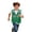 Green-A, variant on Kids Zipper Up Mesh HI VIS Reflective Vests Boys Girls Safety Vest Reflective High Visibility Vest with Pockets for Cycling Skiing