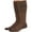 Brown, variant on Drake Mens Socks, Moisture Wicking Lightweight Over the Calf Boot Socks, 2 Pairs