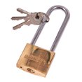 thumbnail image 2 of Amtech Long Shackle Brass Padlock 38mm, 2 of 3