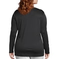 thumbnail image 4 of Women's Plus Size Cooldri Long Sleeve Graphic V-neck, 4 of 5
