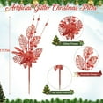 thumbnail image 2 of Christmas Ornaments,10 Pcs Decorative Branches,Artificial Glitters Ornaments,Red Glitters Christmas,Berries Stems for Xmas Tree Decor, 2 of 6