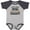 Baseball Heather and Navy, variant on Inktastic Watching Football with My Daddy Boys or Girls Baby Bodysuit