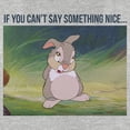 thumbnail image 2 of Women's Bambi Thumper Quote Graphic Tee Athletic Heather Medium, 2 of 4