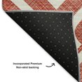 thumbnail image 3 of Addison Rugs Mayfield Washable Transitional Geometric Red Rectangle Rug, 1'8" x 2'6", 3 of 5