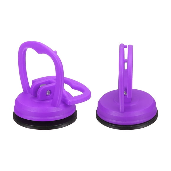 Uxcell 2 Pcs Ventosa para Pantalla, Ventosa de Reparación de Pantalla de Teléfono de 2.4", Morado