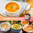 thumbnail image 4 of 1.6 L 4-in-1 Multifunctional Milk Maker&Soup Maker with Smart Control Panel Stainless Steel Electric Hot Soup Maker 2-5 Servings Smart Living for Home Use (Red), 4 of 10