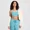 Teal Blue, variant on Women's Bra Top - Teal Blue, Size XS-4X