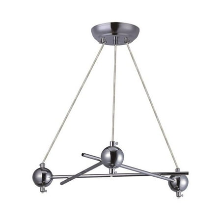 

2 in. 3 Light Pendant Separator Kit - Polished Chrome