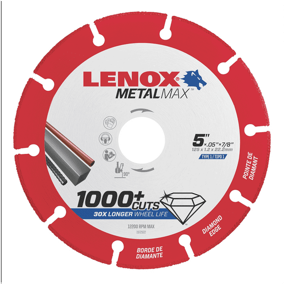 Lenox Tools 5" Lenox Metal Max Blade