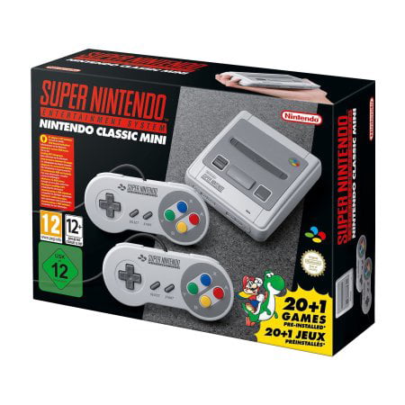 Super Nintendo Entertainment System SNES Classic Edition with Games (EU Version) - Walmart.com