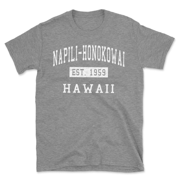 Napili-honokowai Hawaii Classic Established Men's Cotton T-Shirt