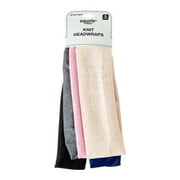 Equate Knit Headwraps, Multicolor, 5 Count