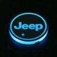 thumbnail image 1 of 1 Pieza De Coche LED Portavasos De Luz Alfombrillas Posavasos De La Botella Atmósfera Constelación Lámpara De 7 Colores Titular Almohadillas, 1 of 4
