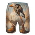 thumbnail image 3 of Salouo Hiking Duck Pattern Swim Trunks for Men,Men's Hawaiian Bathing Suit Swimsuits Quick Dry Swimming Board Shorts Beach Shorts with Pockets-Medium, 3 of 6