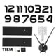 thumbnail image 4 of Reloj de pared DIY, innovador kit de reloj con pegatina de espejo acrílico para sala de estar y dormitorio, color negro, 4 of 14