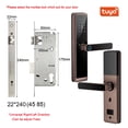 thumbnail image 1 of Biometric Fingerprint Door Lock DB20 Black Smart Lock Tuya App Remote Unlocking Keyless Lock Electronic Door Lock ,More Secure, 1 of 4