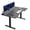 Black, variant on VIVO Electric 63” x 32” Stand Up Desk, Black 3 Part Table Top, Black Frame